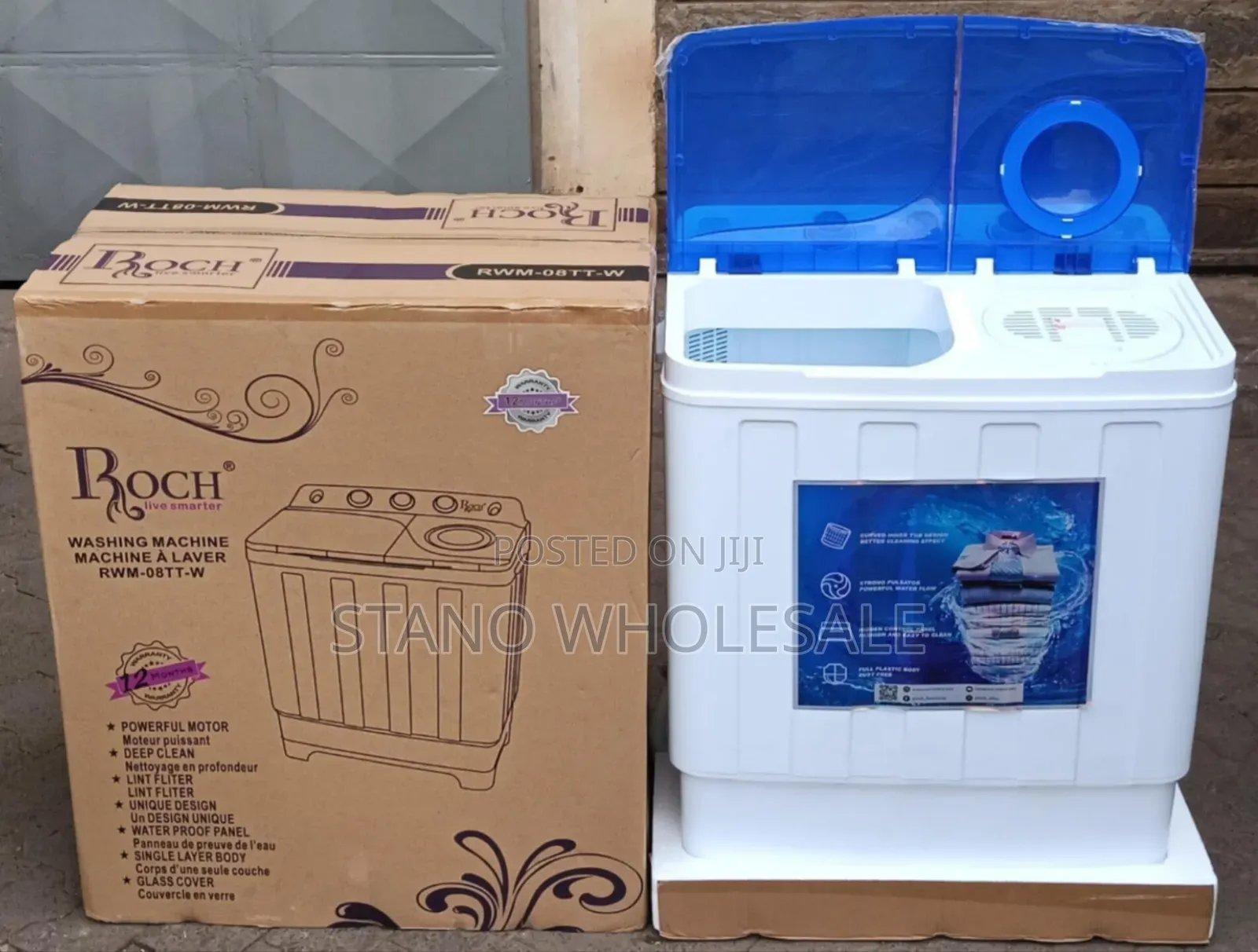 Roch Twin Tub 8kg Washing Machine