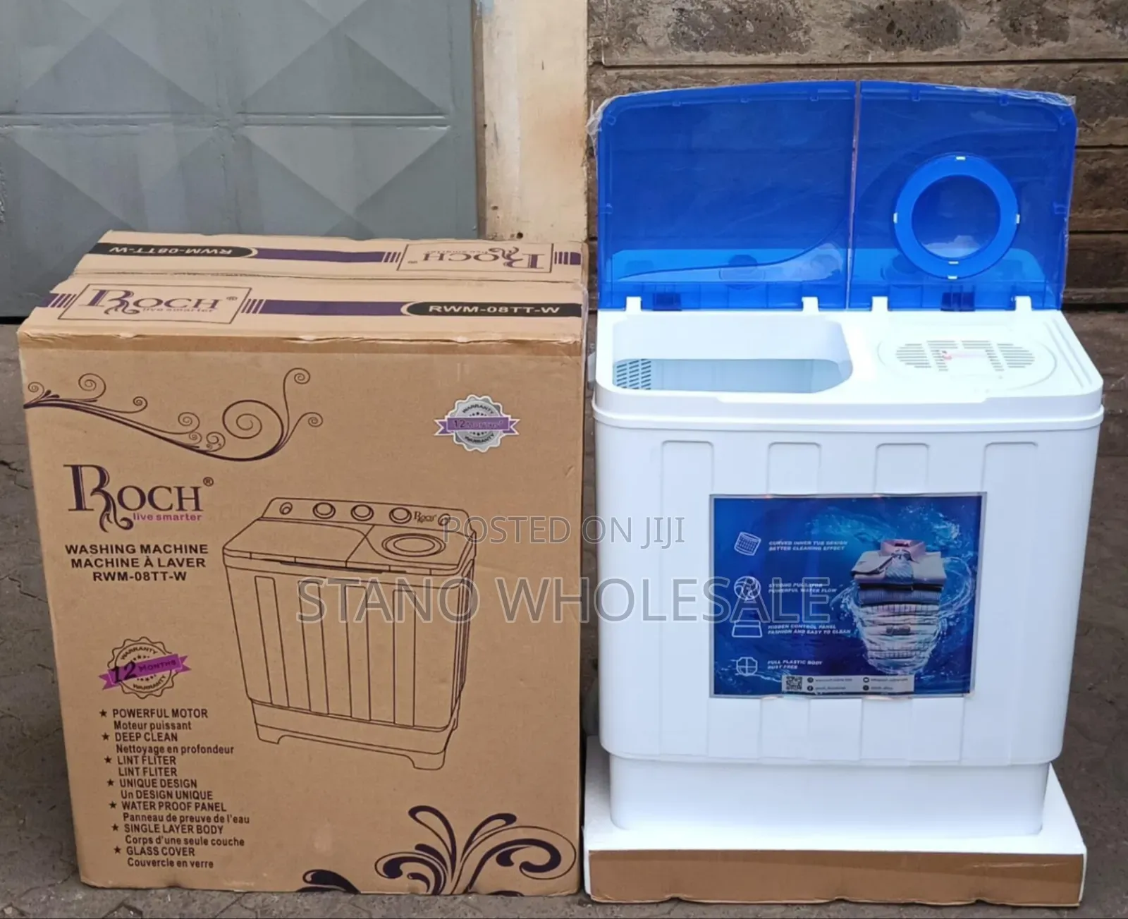 Roch Twin Tub 8kg Washing Machine