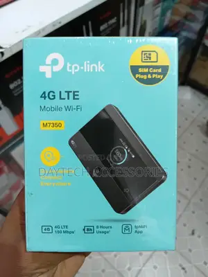 The TP-Link M7350 4G LTE Mobile MI-FI Router.