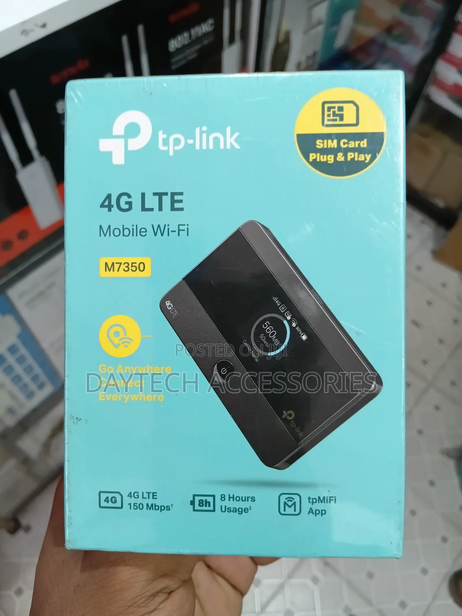 TP-Link - M7350 150 MBPS 3G / 4G LTE Mobile Travel WiFi Router.