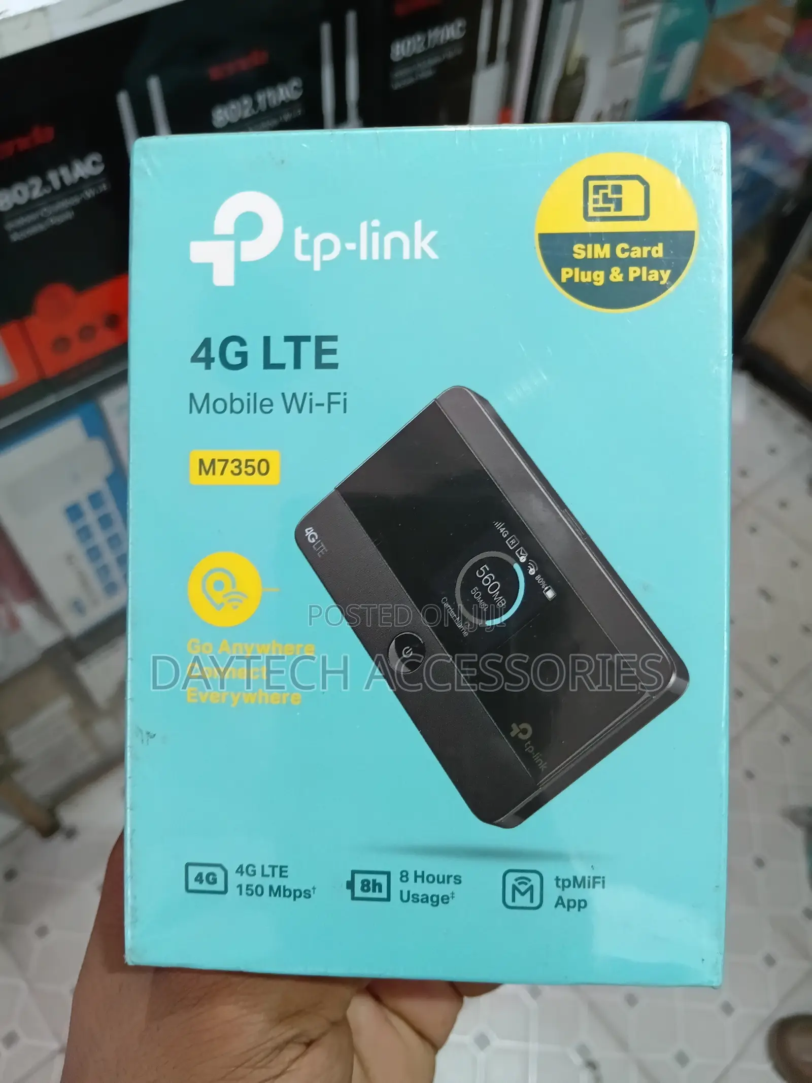 TP-Link - M7350 150 MBPS 3G / 4G LTE Mobile Travel WiFi Router.