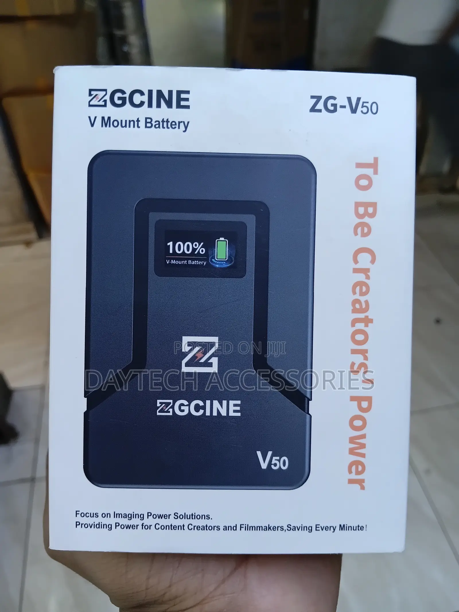 Zgcine v-Mount Battery 50wh Pocket Size With Pd Fast Charging - Zg-V50