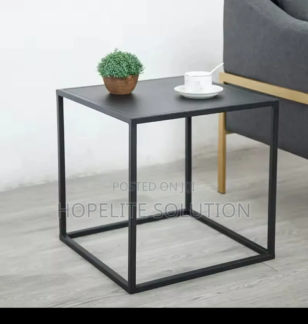 2 in 1 NORDIC METALLIC SIDE TABLE//bedside//desk Side