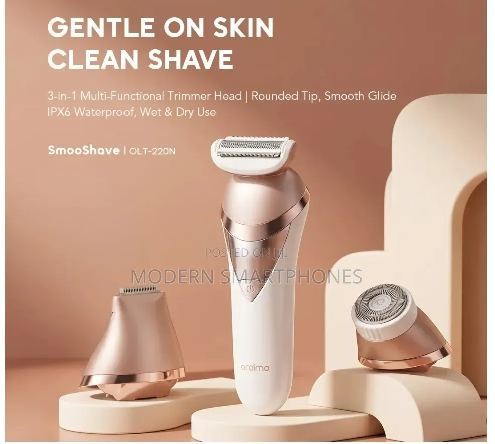 Oraimo SmooShave 3-in-1 Lady Hair Shaver Hair Remover