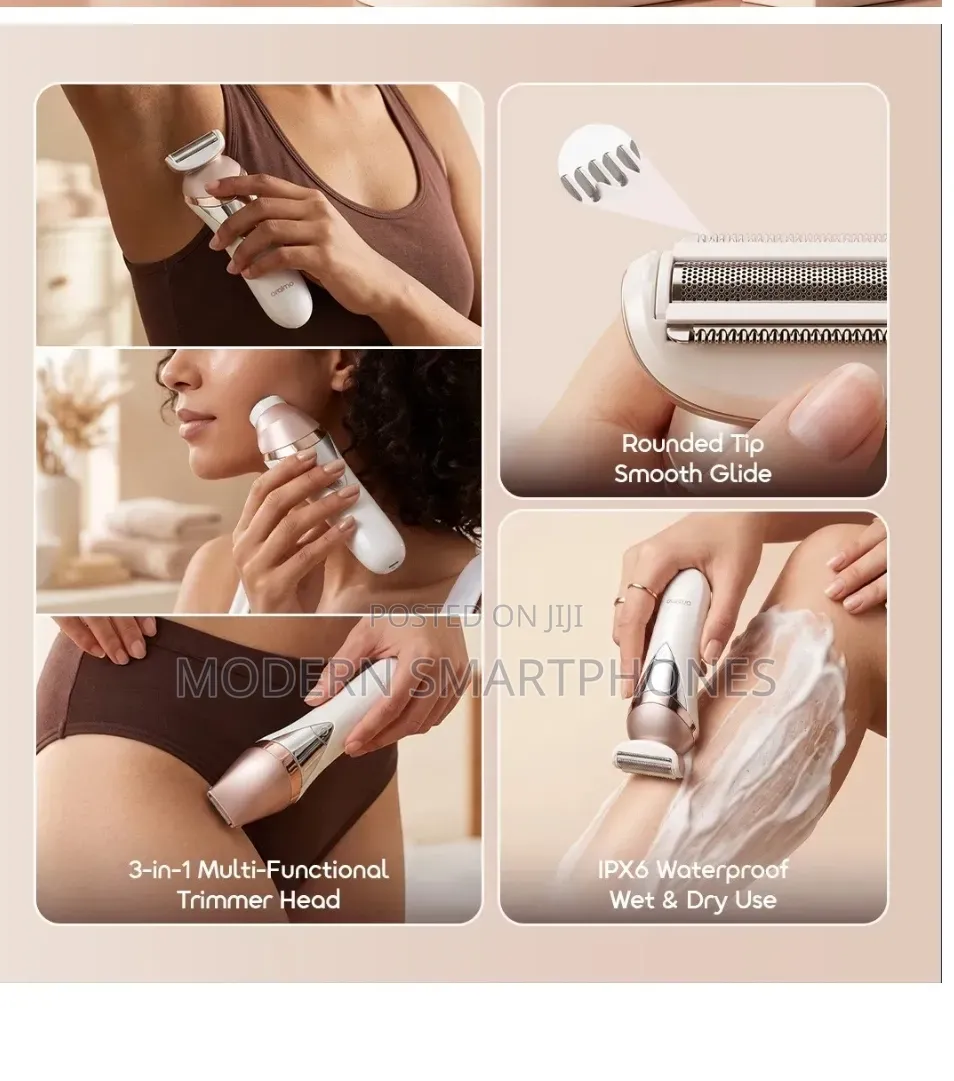 Oraimo SmooShave 3-in-1 Lady Hair Shaver Hair Remover