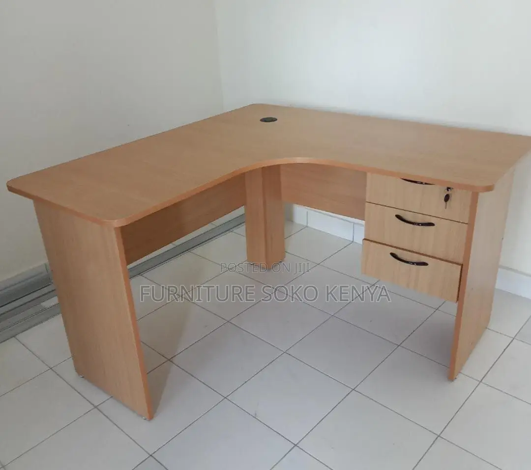 1.2 Meter Curved Office Desk | Home Office Study Table