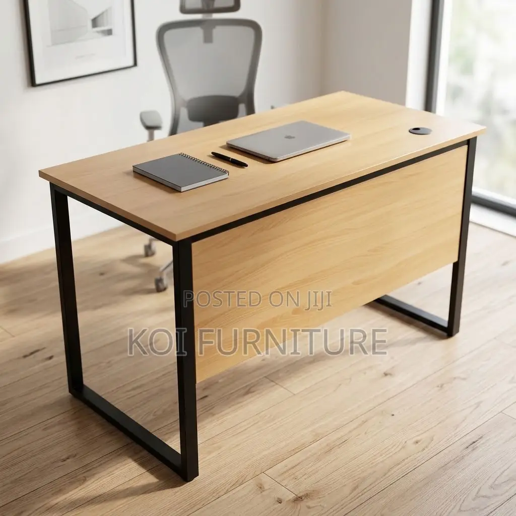 Home Office Desks | Modular Brown Desk With Drawer