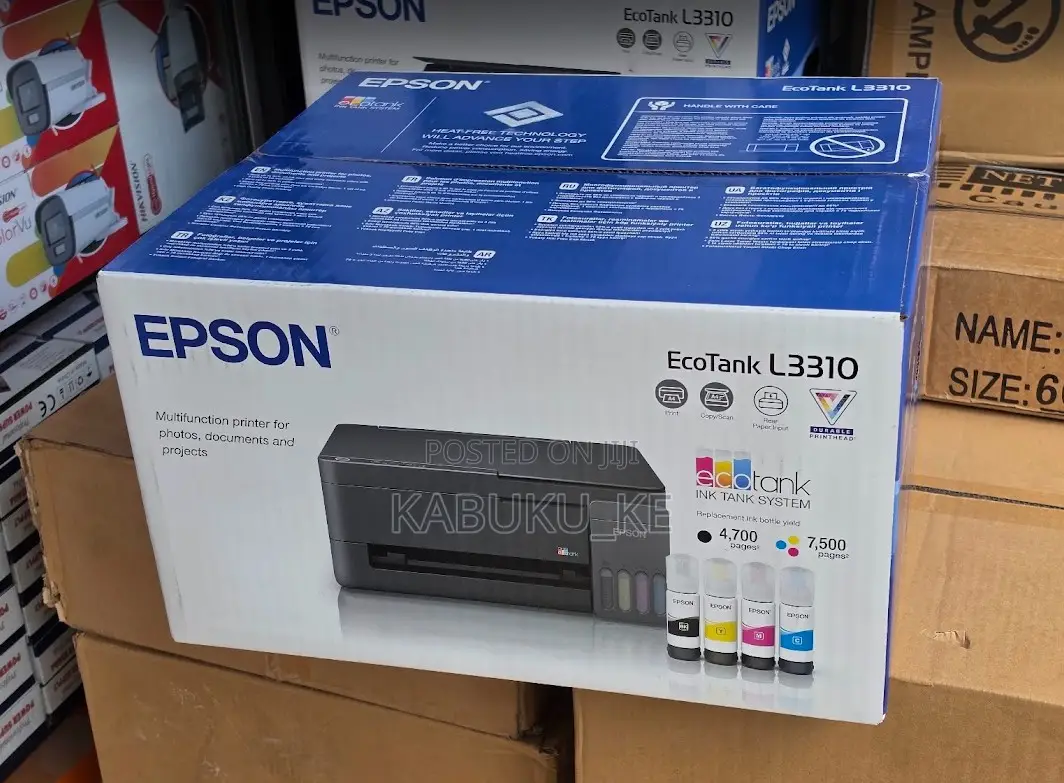 Brand New Epson L3310 Ink Printer Ptinter Copier and Scanner USB Only