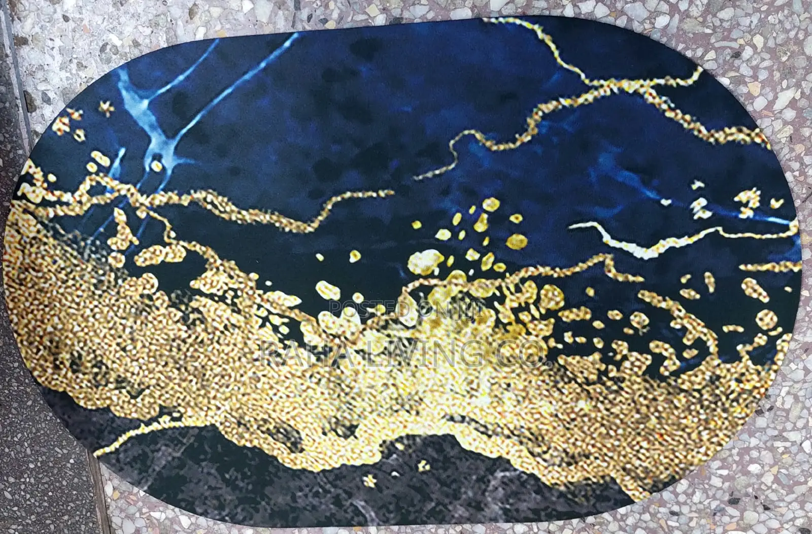 Absorbent Bathroom Mat | Marble Design | 38x58cm 48x78cm