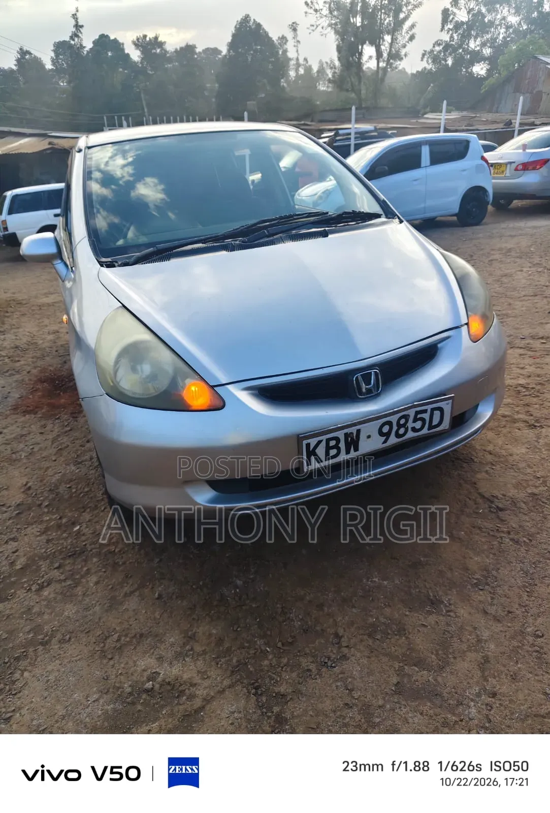 Honda Fit Base FWD 2007 Silver