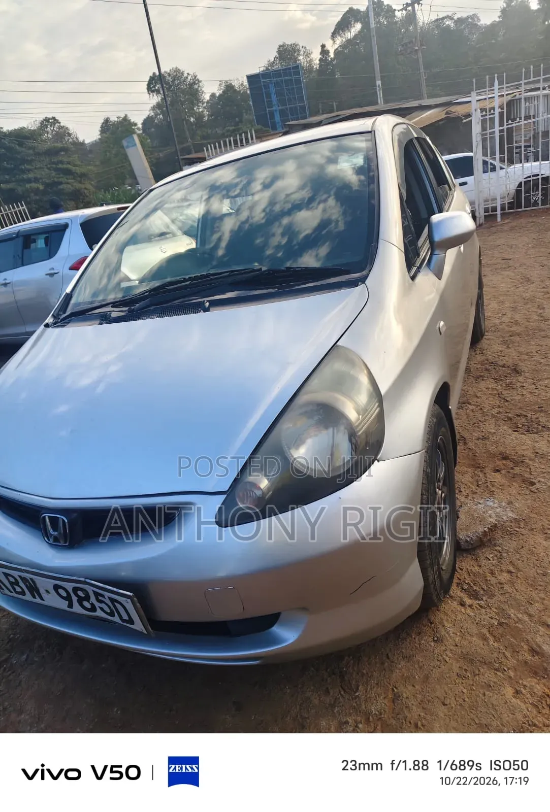 Honda Fit Base FWD 2007 Silver