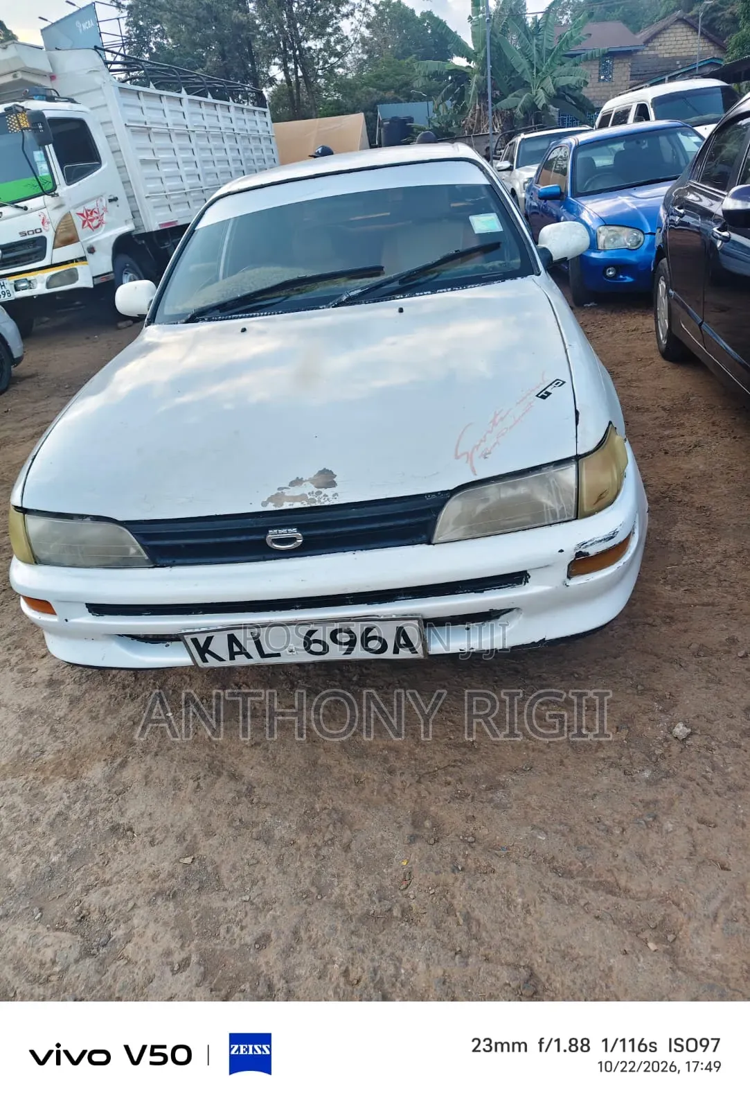 Toyota Corolla Sedan 1995 White