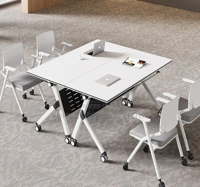 1.2 Meter White Conference Table | Home Offices Meeting Study Tabe