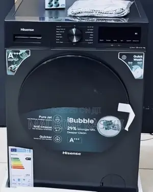 HISENSE WASHER 9Kg+Free Anti Vibration Pads