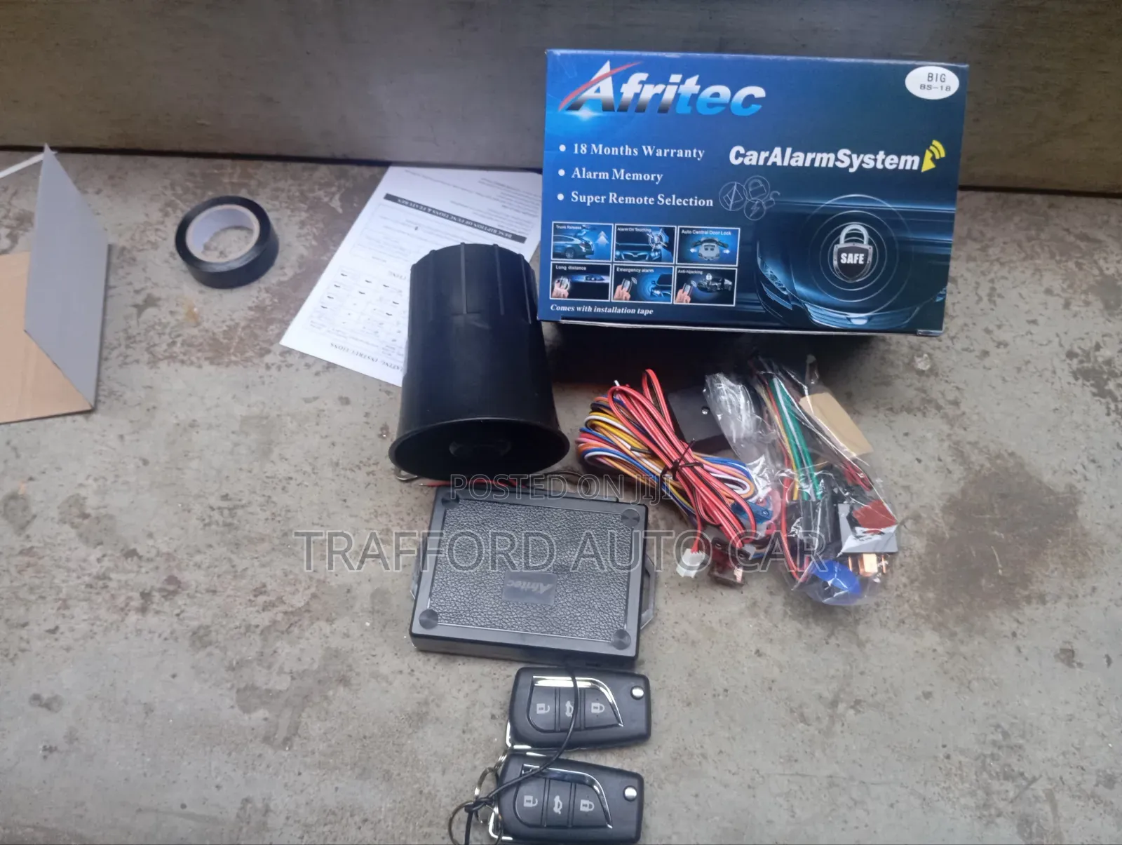 Afritec Car Alarm Without Cut Off