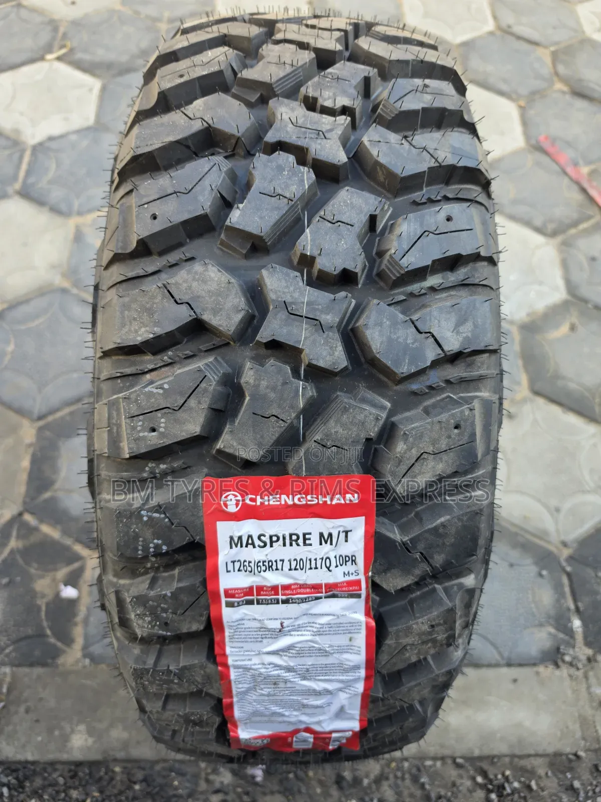 265 /65 R17 Chengshan Tires (Mud Terrain) Commercial.