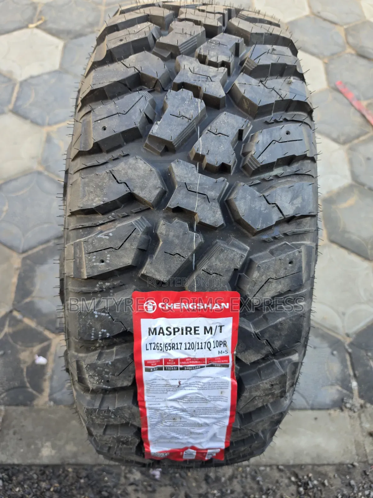 265 /65 R17 Chengshan Tires (Mud Terrain) Commercial.