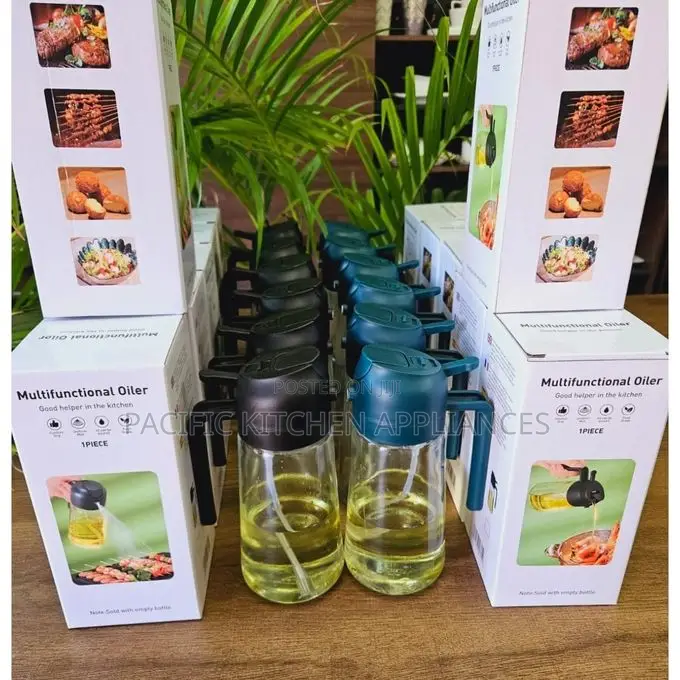 Multifunctional Kitchen Oil Sprayer and Dispenser Bottle