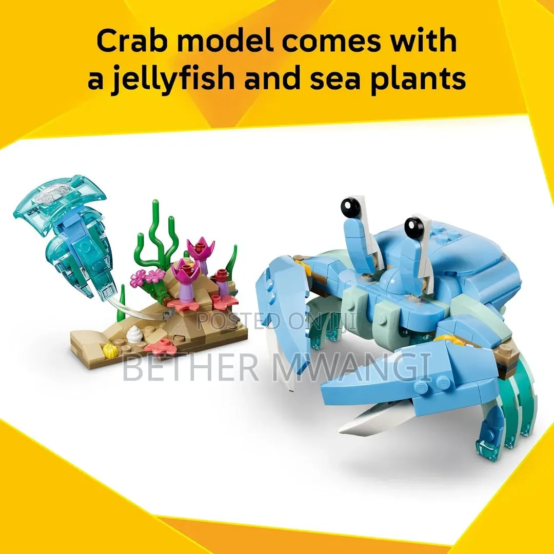 LEGO Creator 3 in 1 Sea Animals: Beautiful Dolphins - Animal Figures