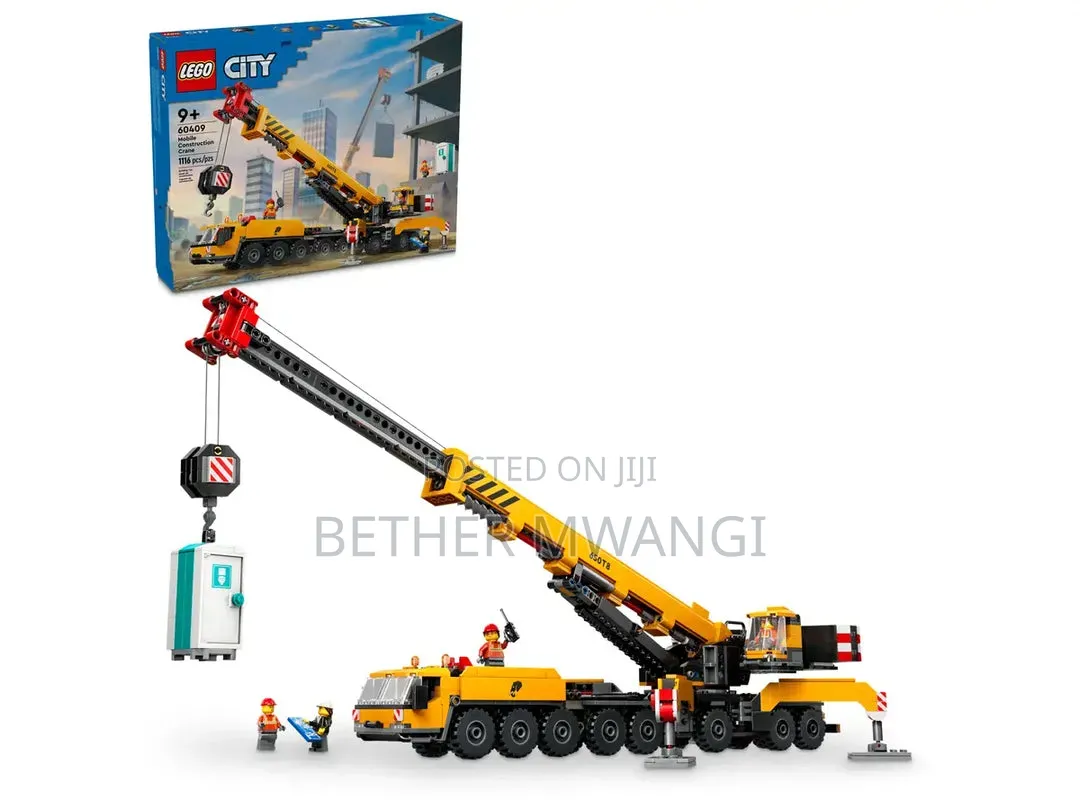 LEGO City Yellow Mobile Construction Crane Building Set in Kenya
