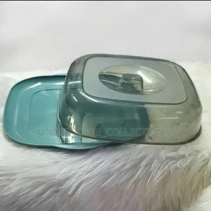 Acrylic Clear Food Cover With Base Dish