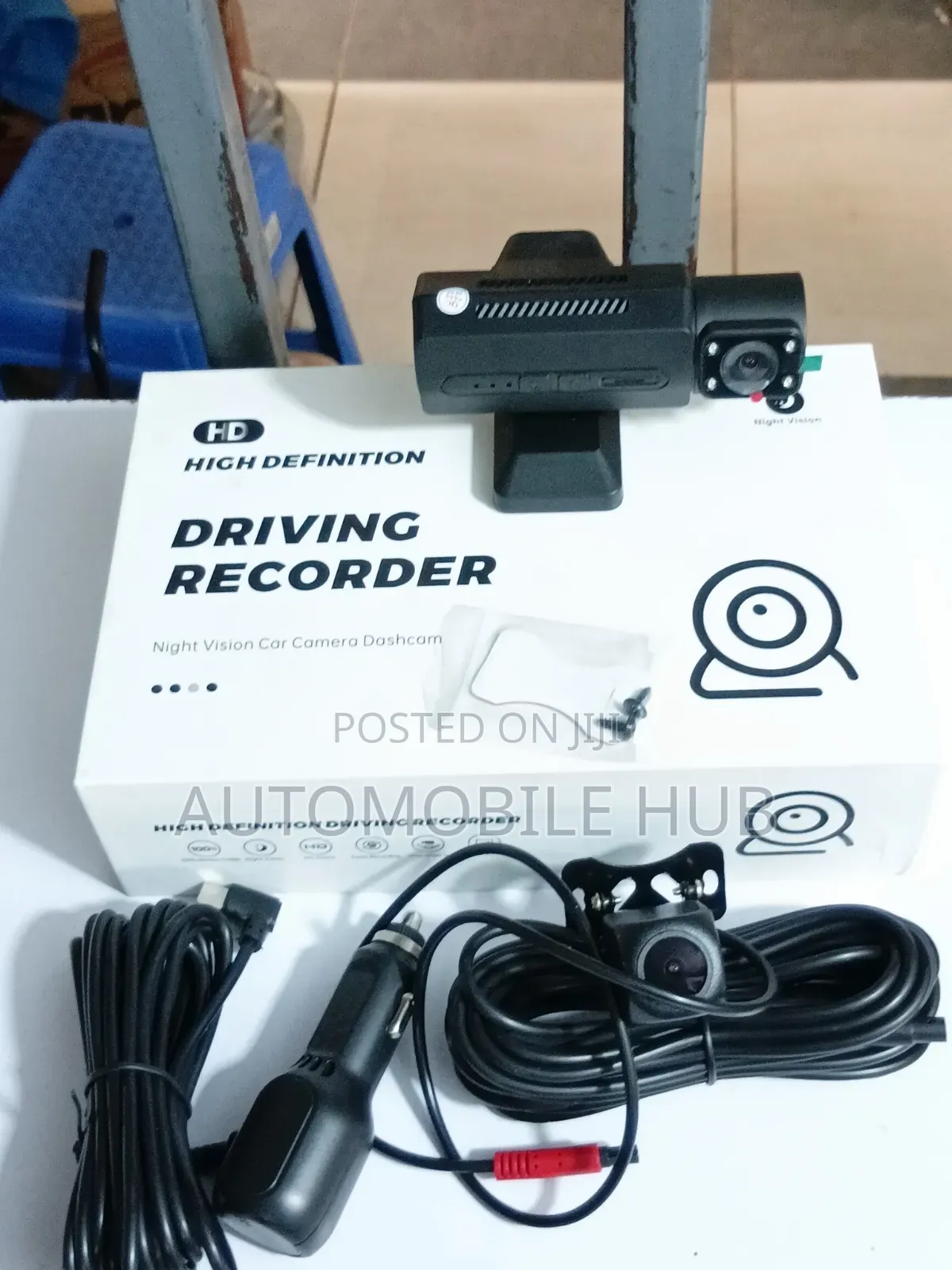 3-Way 4K HD Smart Car Dash Camera With Night Vision & Rear Cam