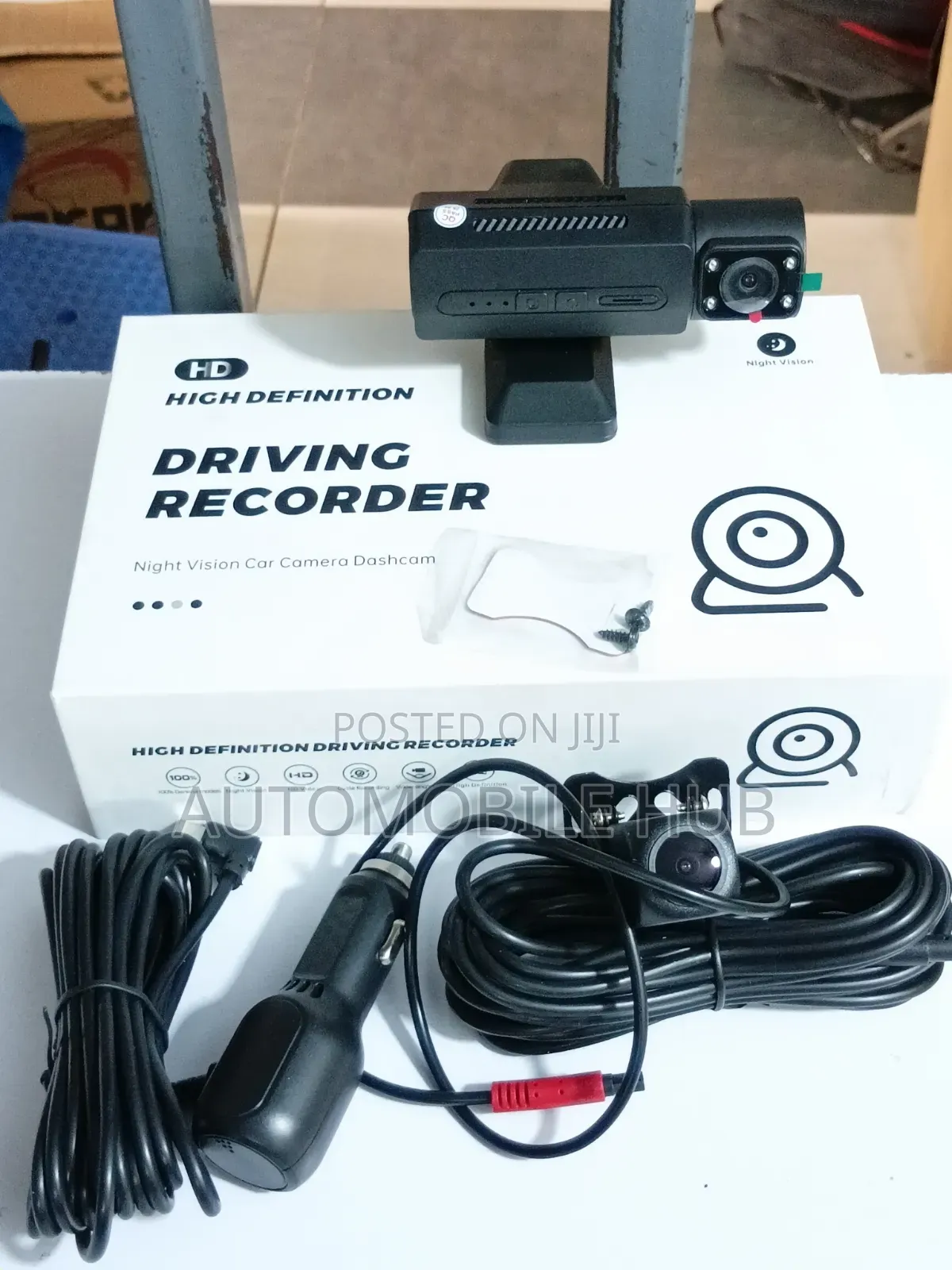 3-Way 4K HD Smart Car Dash Camera With Night Vision & Rear Cam