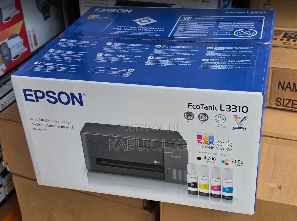 Brand New Epson EcoTank L3310 A4 All-in-One Ink Tank Printer