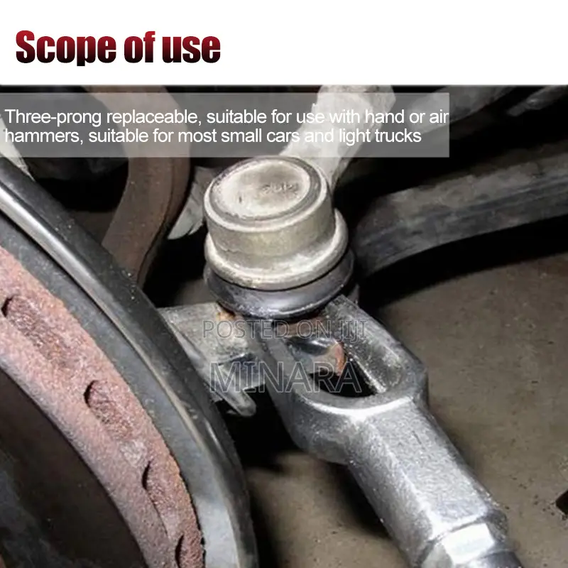 5 Pcs, Ball Joint Separator, Tie Rod and Pitman Arm Removal Tool Kit
