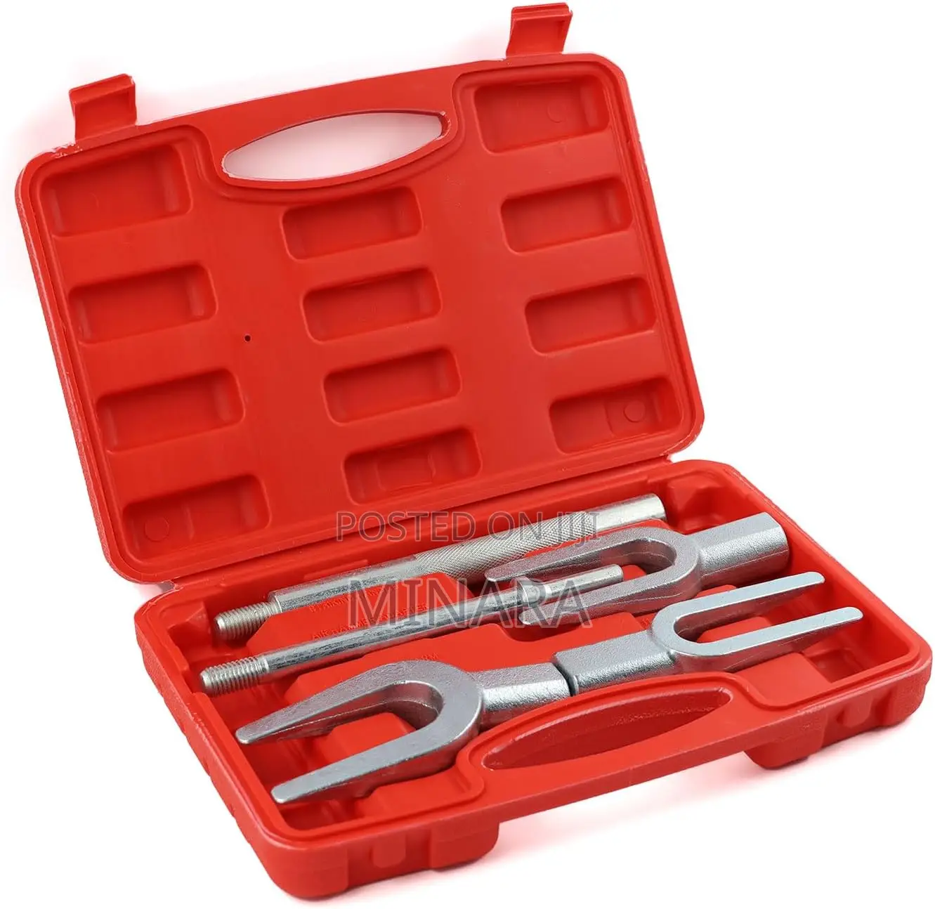 5 Pcs, Ball Joint Separator, Tie Rod and Pitman Arm Removal Tool Kit