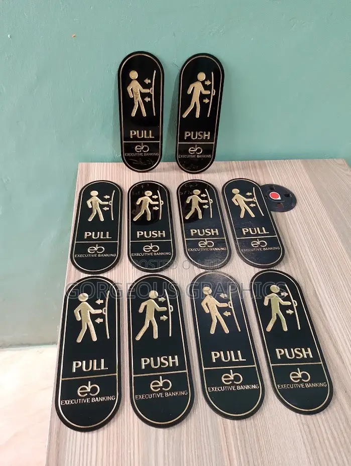Push and Pull Signs