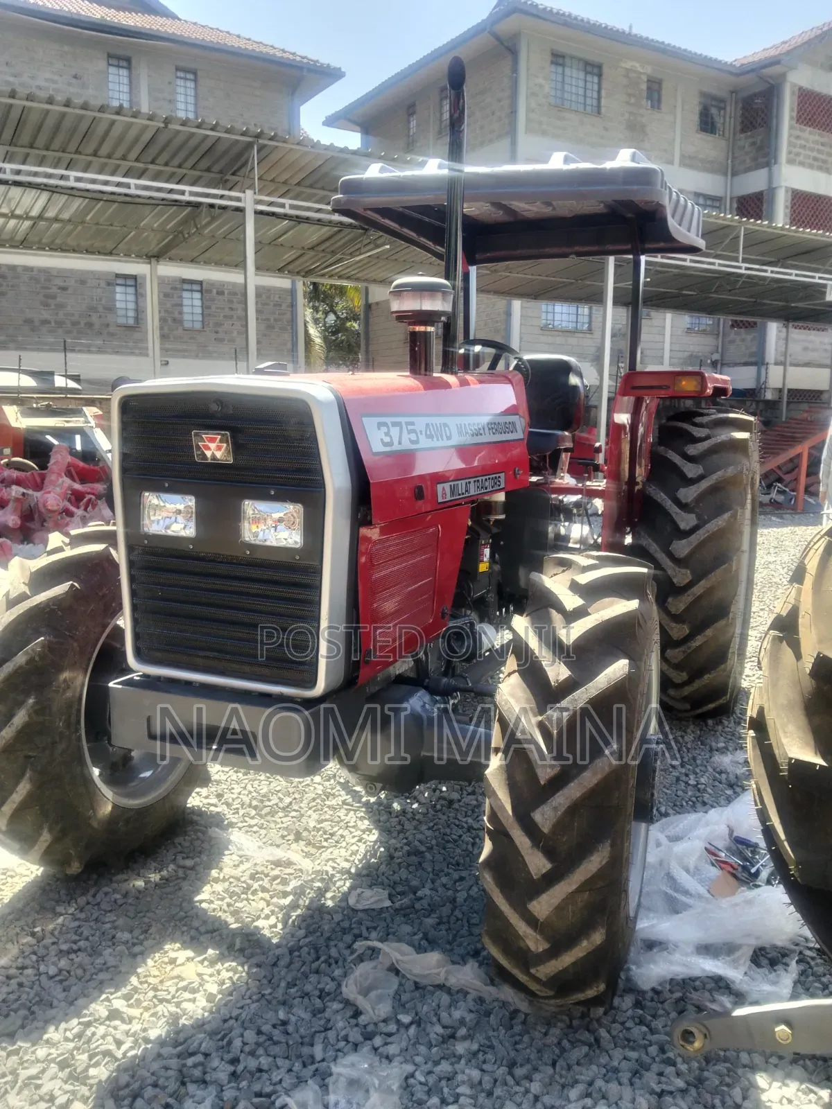 Brand New Massey Ferguson 375 4WD +Free Plough, Weights & Drawbar!