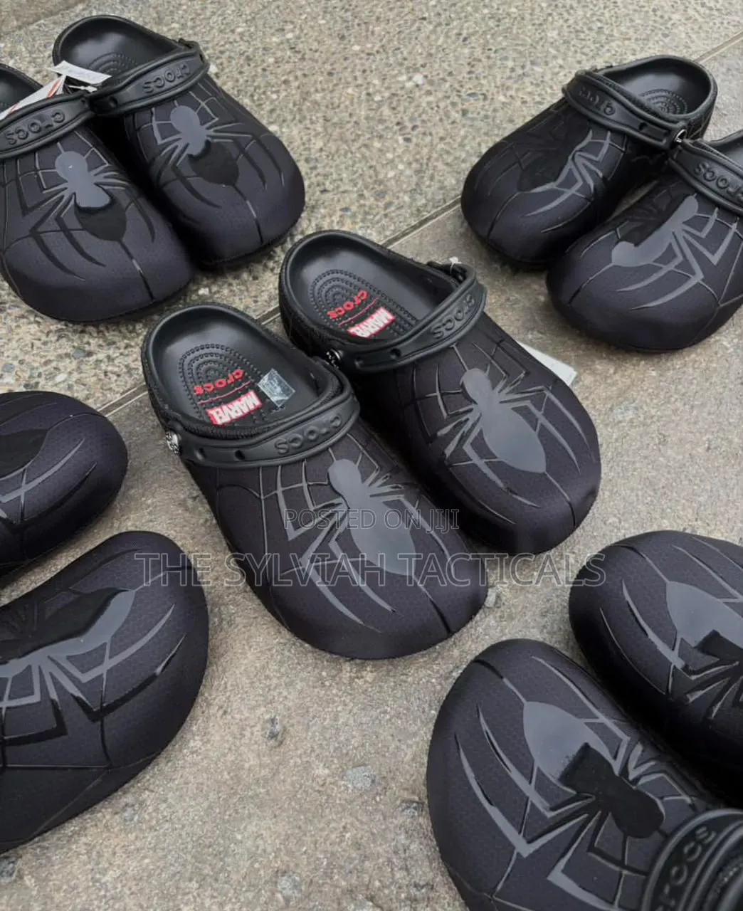 Spider-Man Neo Clogs (Black Marvel) Unisex