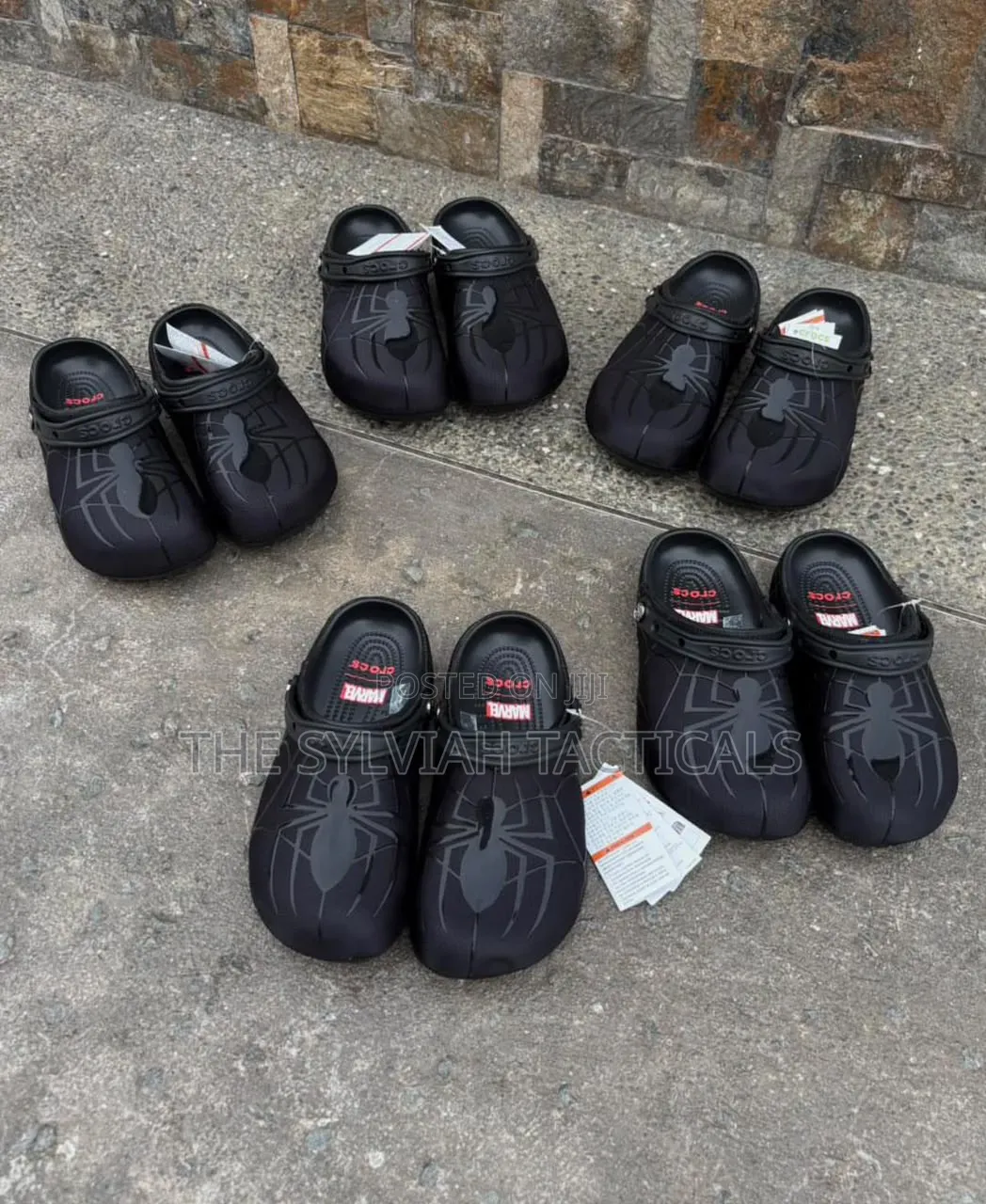 Spider-Man Neo Clogs (Black Marvel) Unisex