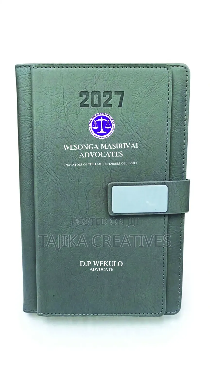 Printing of 2027 Diaries Branded