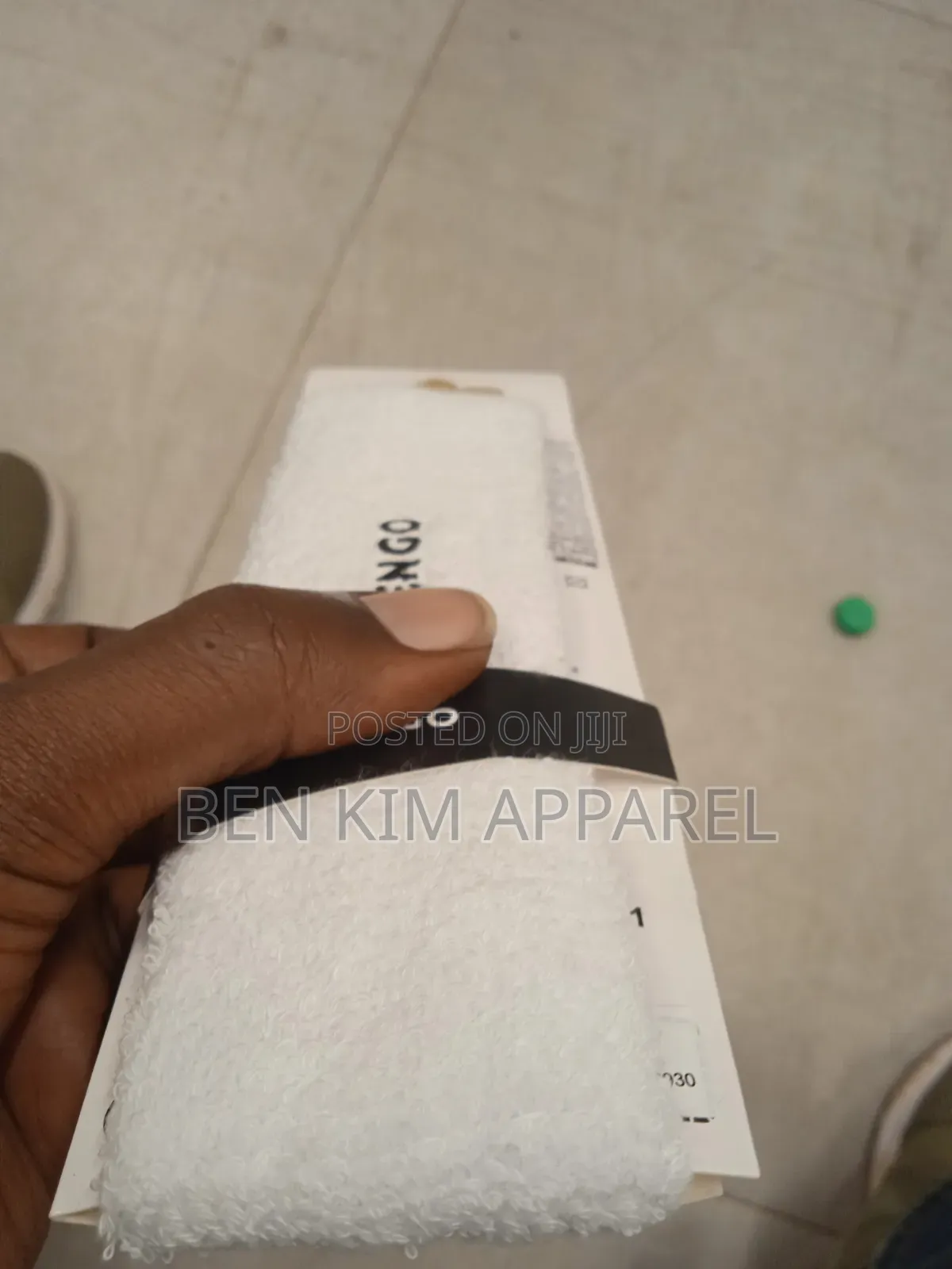 Sports Headband Sweat Absorbent Non Irritating White