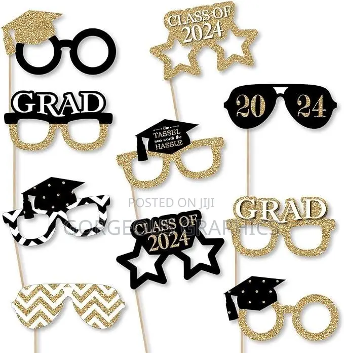 Graduation-Themed Party Glasses