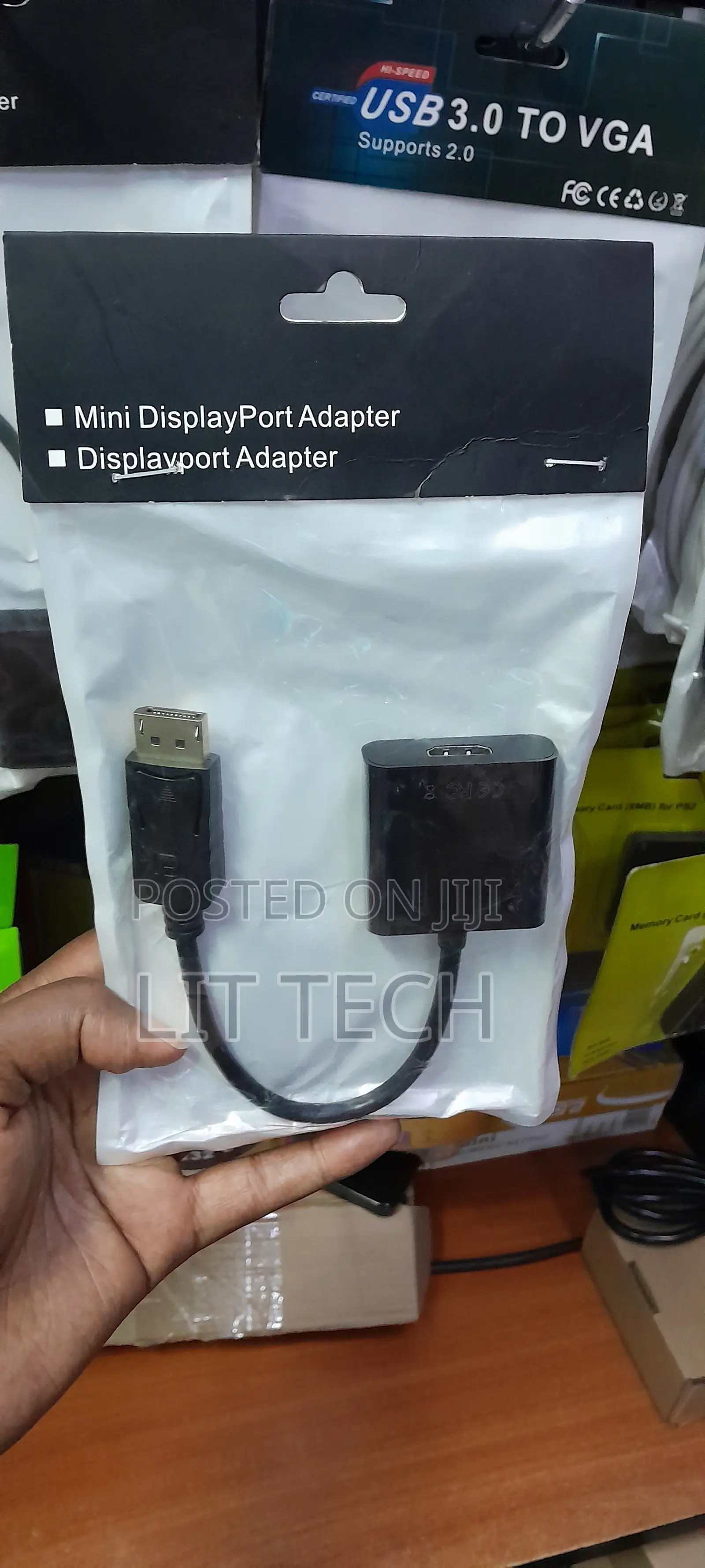 DisplayPort (DP) Male to HDMI Female Adapter Converter (1080p FullHD)