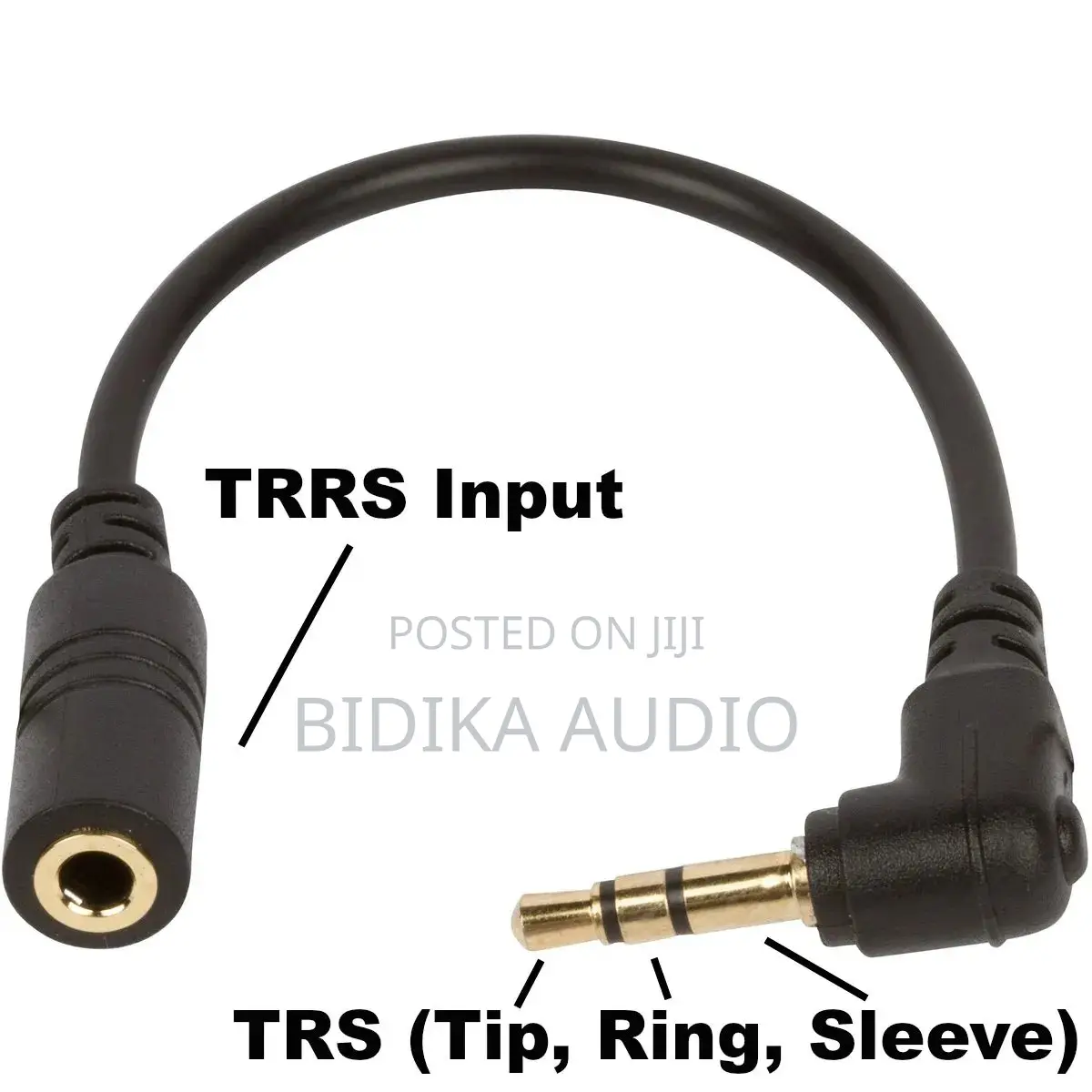 3.5mm TRRS Female to TRS Male Converter