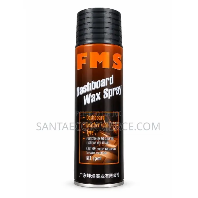 FMS Dashboard Wax Spray 450ml – Car Dashboard, Leather Seat