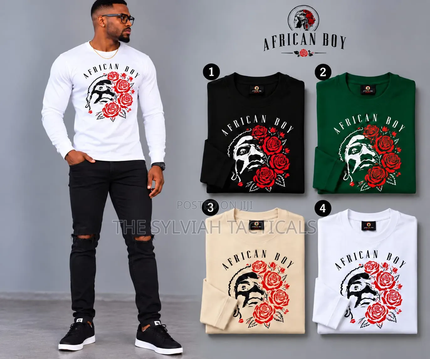 Introducing * *AFB(African Boy) and BTS (Born to Shine) Long Sleeved
