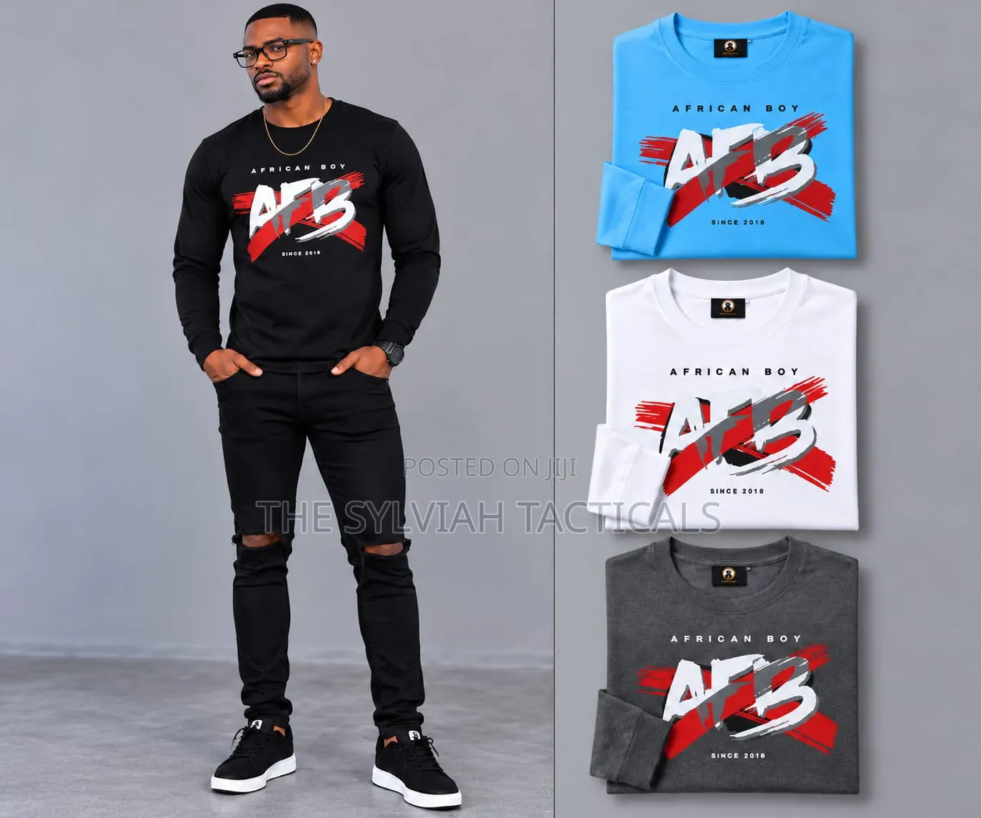 Introducing * *AFB(African Boy) and BTS (Born to Shine) Long Sleeved