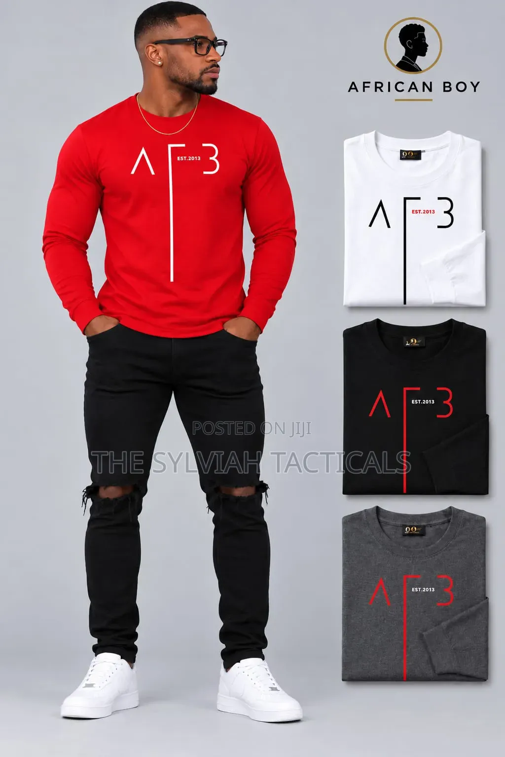 Introducing * *AFB(African Boy) and BTS (Born to Shine) Long Sleeved
