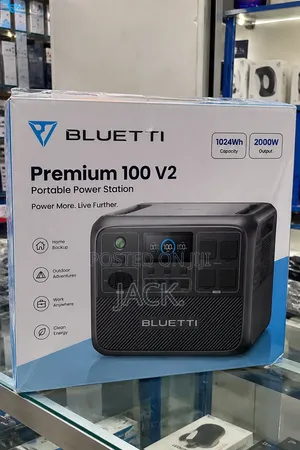 BLUETTI Premium 100 V2 1024Wh 2000W Portable Power Station