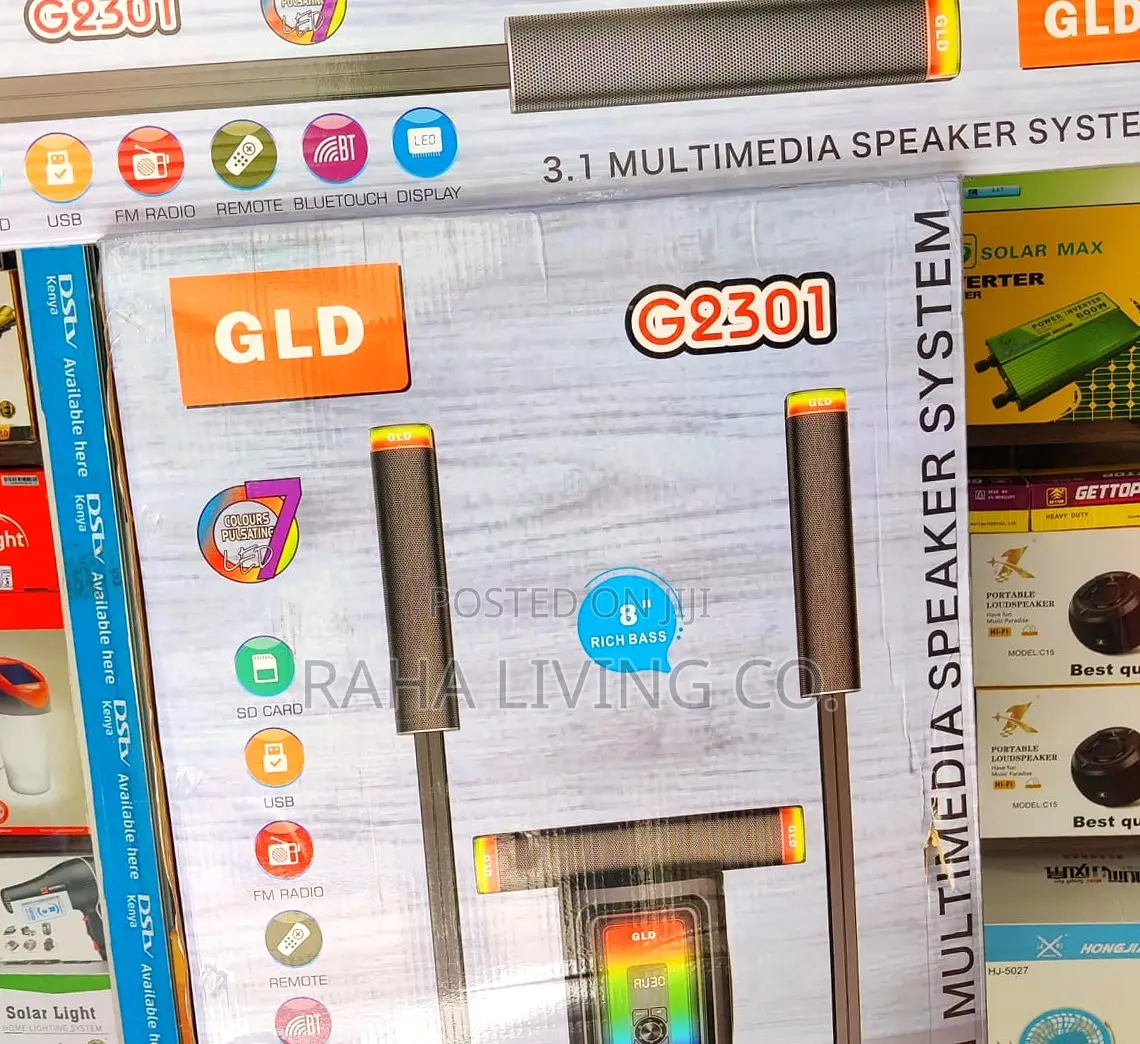 GLD G2301 3.1 Multimedia Speaker System | Tall Boy | Subwoofer
