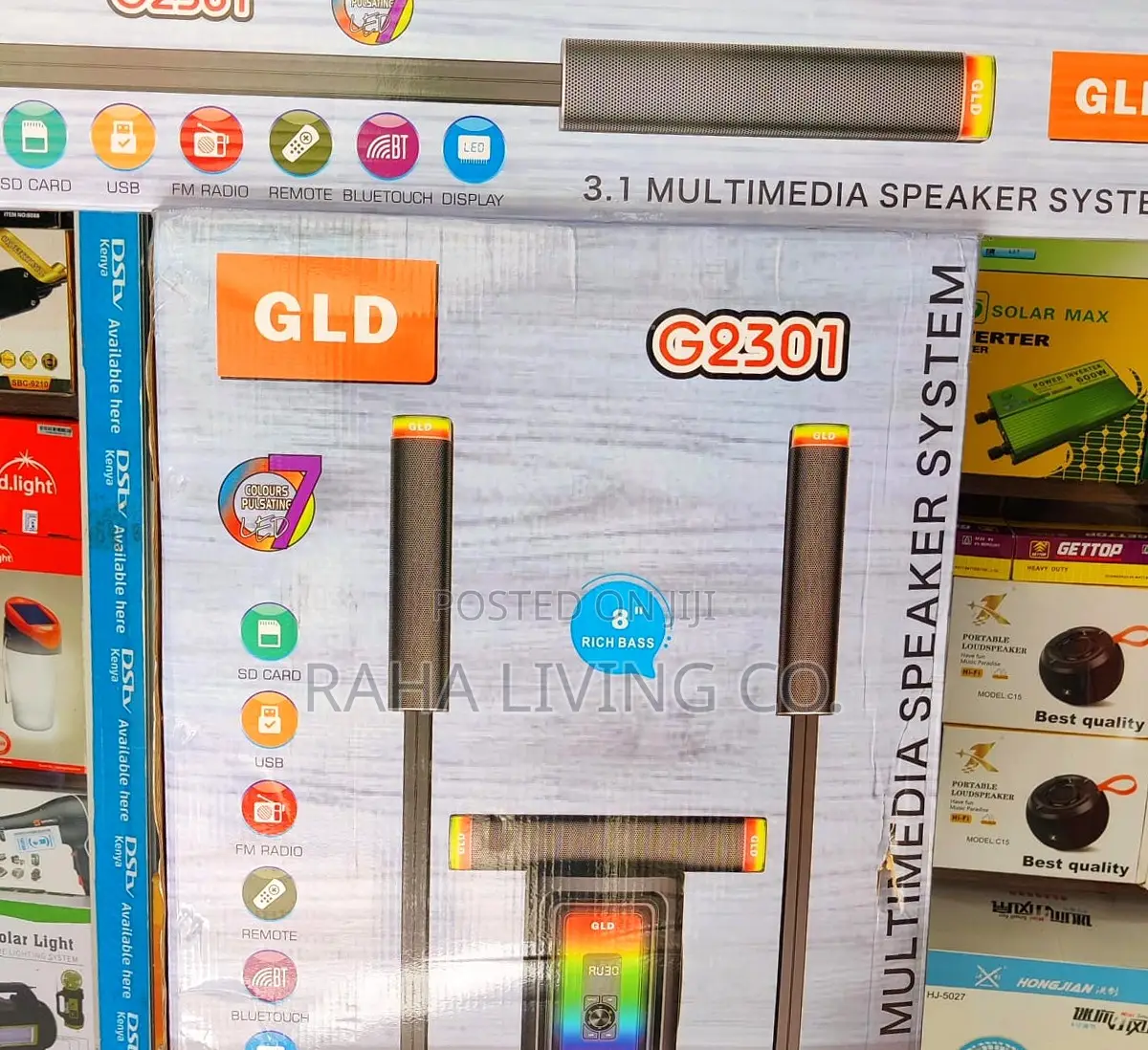 GLD G2301 3.1 Multimedia Speaker System | Tall Boy | Subwoofer