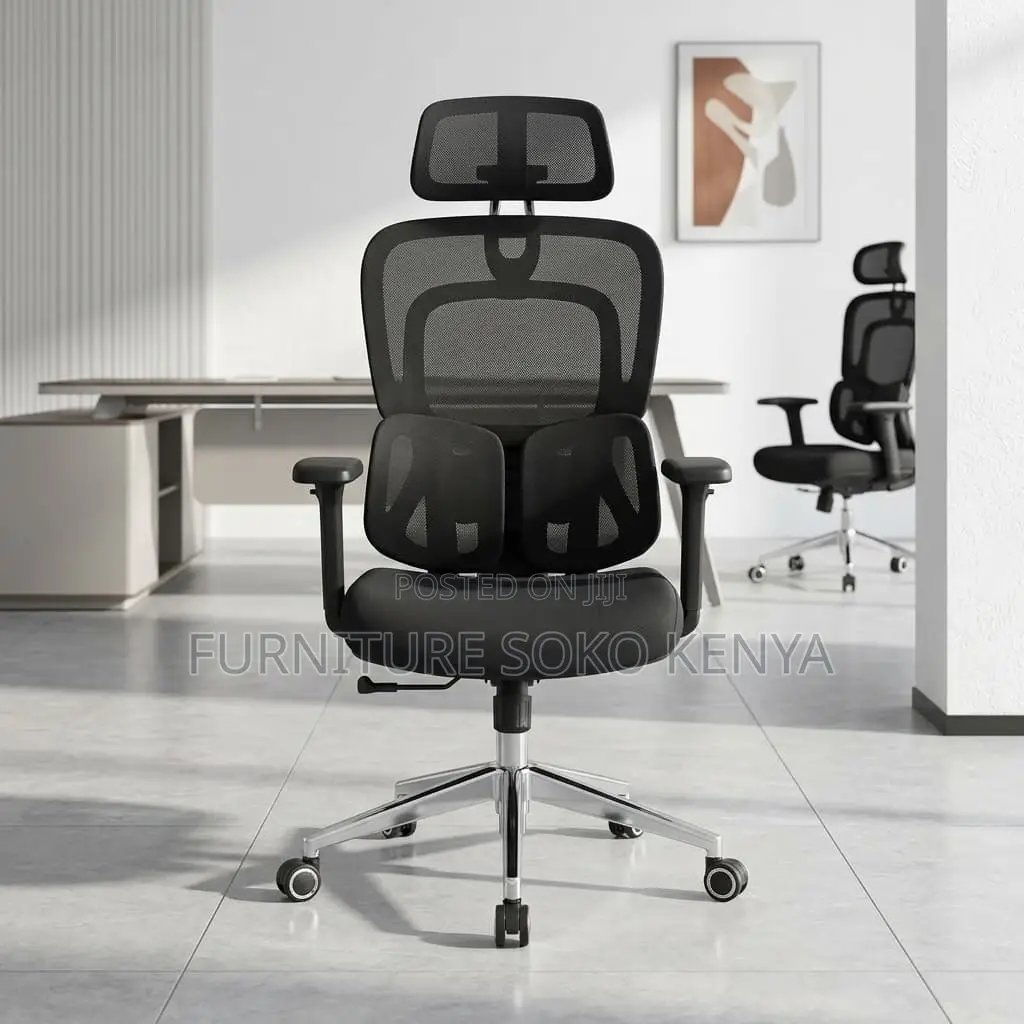 Executive Fabric Chairs | Orthopedic Dual Backrest Chair
