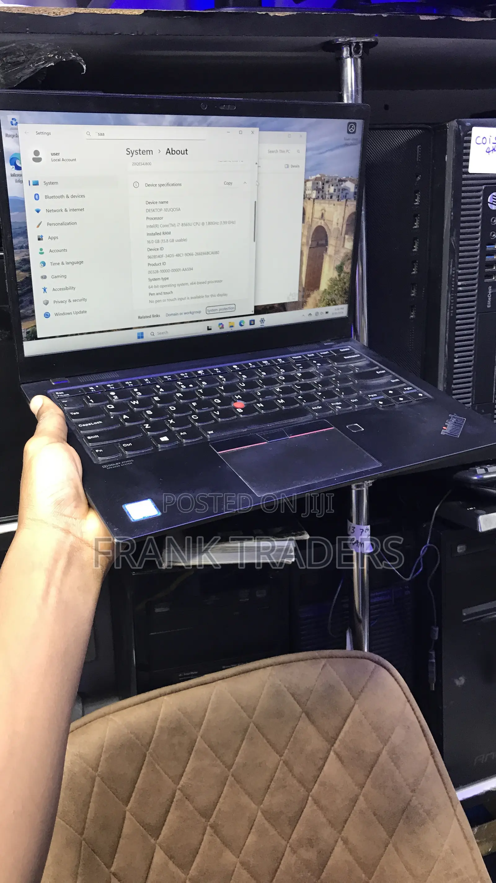 Laptop Lenovo ThinkPad X1 Yoga 16GB Intel Core i7 SSD 512GB