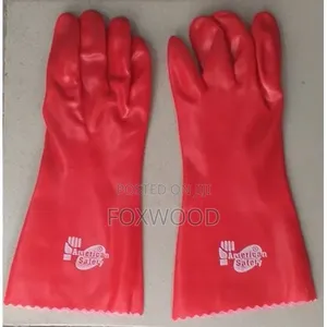 Heavy-Duty Red PVC With a Protective Coating.