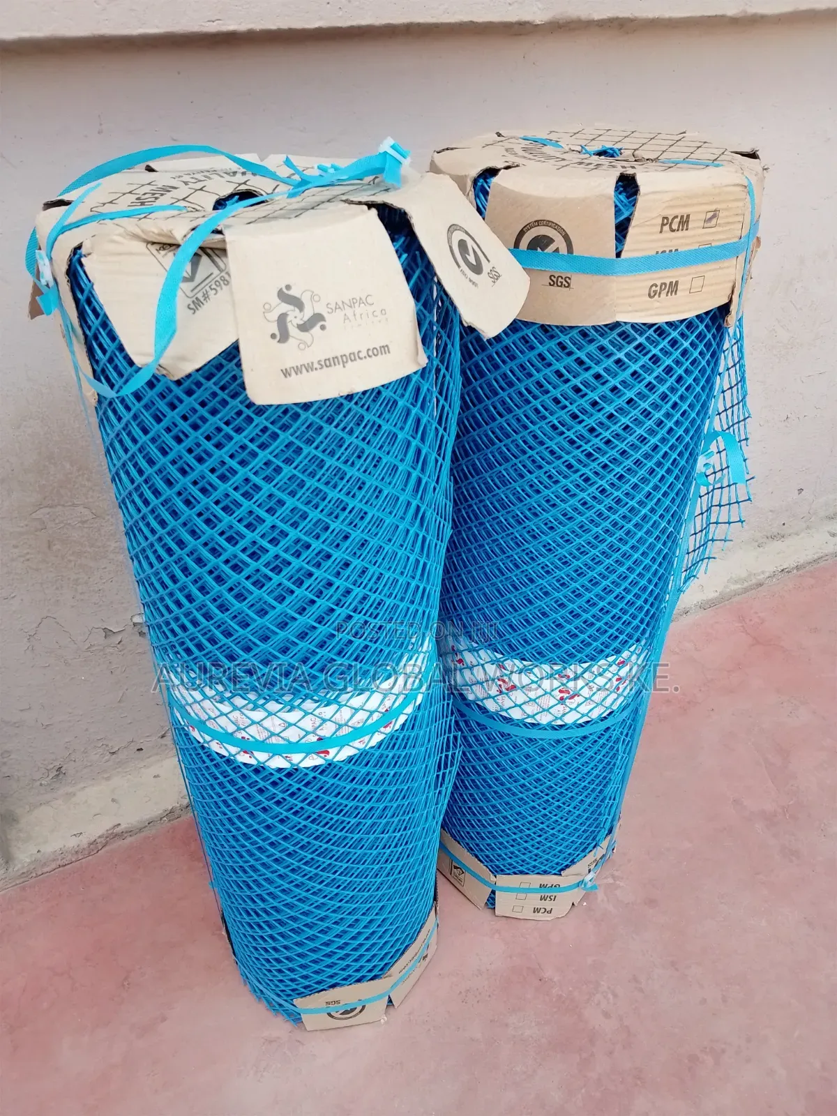 PVC Coated Poultry Protection Mesh (Blue Chicken Mesh )